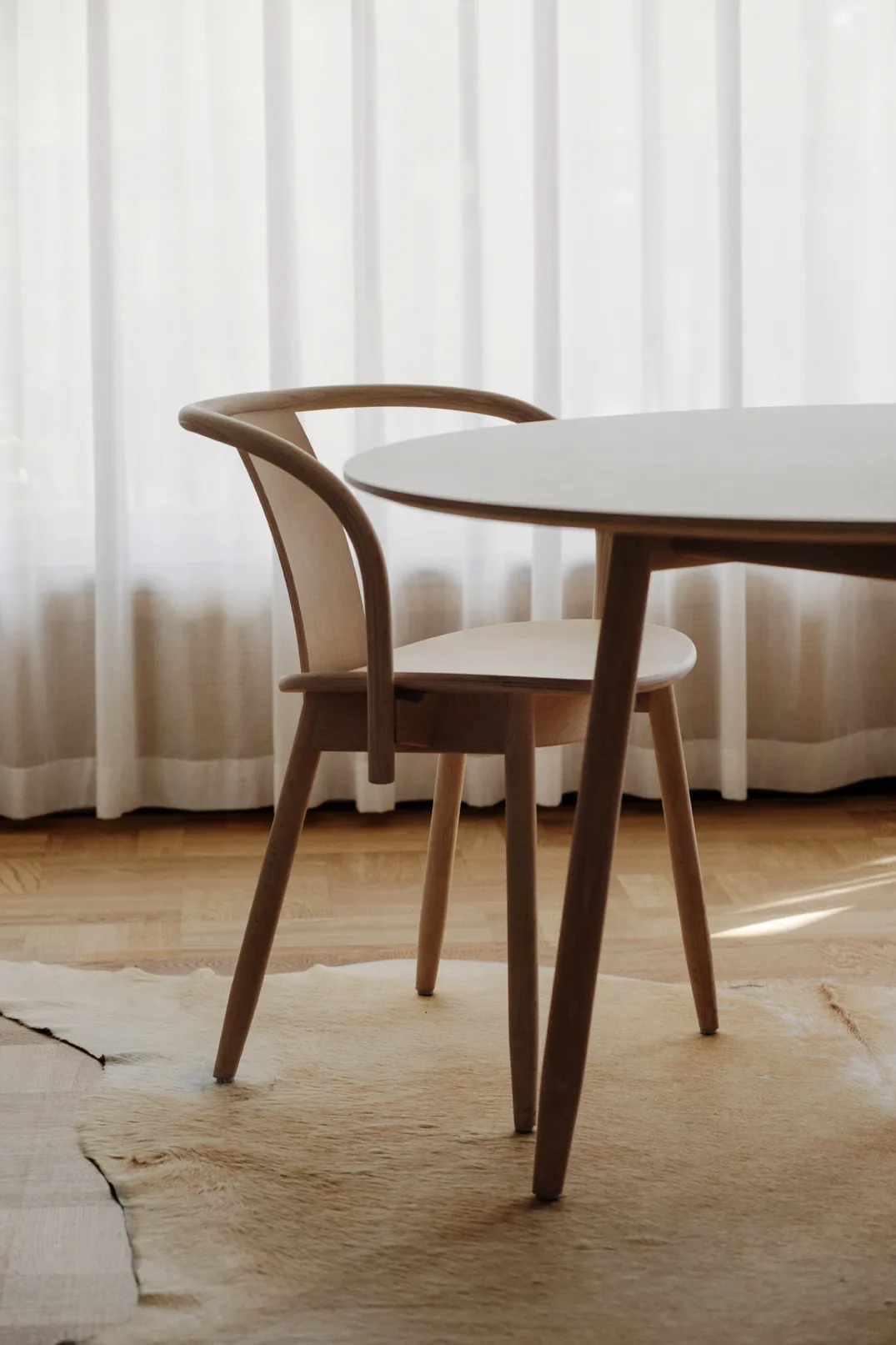 Icha chair, Beech Massproductions