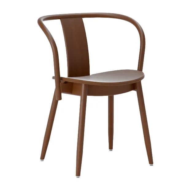 Icha chair, Walnut stained beech Massproductions