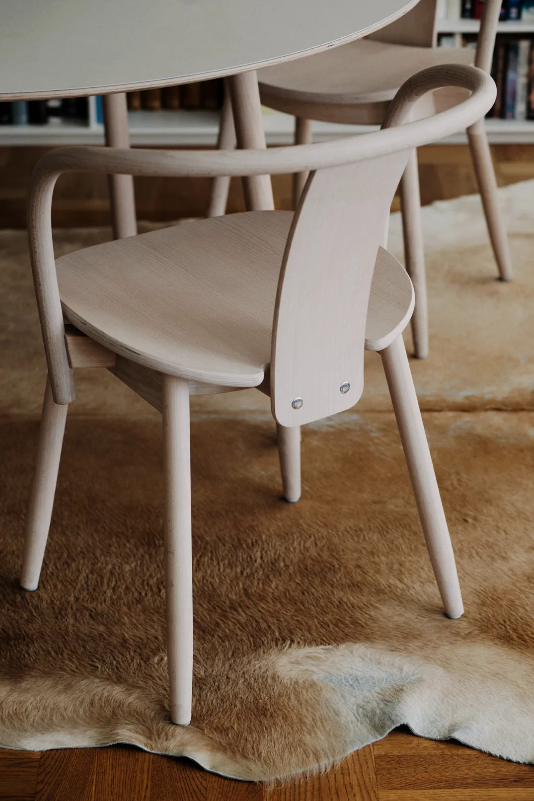 Icha chair, White-oiled beech Massproductions
