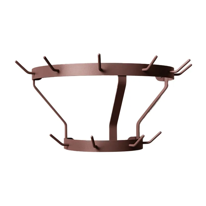 Marcel clothes hanger wall-mounted, Wine red Massproductions