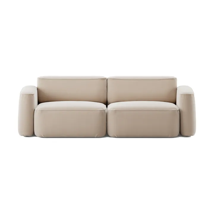 Patch 2.5-seater sofa - Atlantis 52 Alabaster - Massproductions