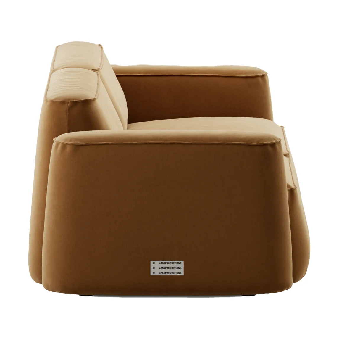 Patch 2.5-seater sofa, Atlantis 91 Cumin Massproductions