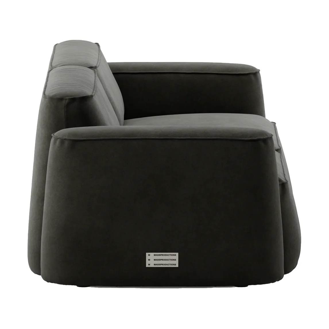 Patch 2.5-seater sofa, Gabriel Comfort+ 61013 Massproductions