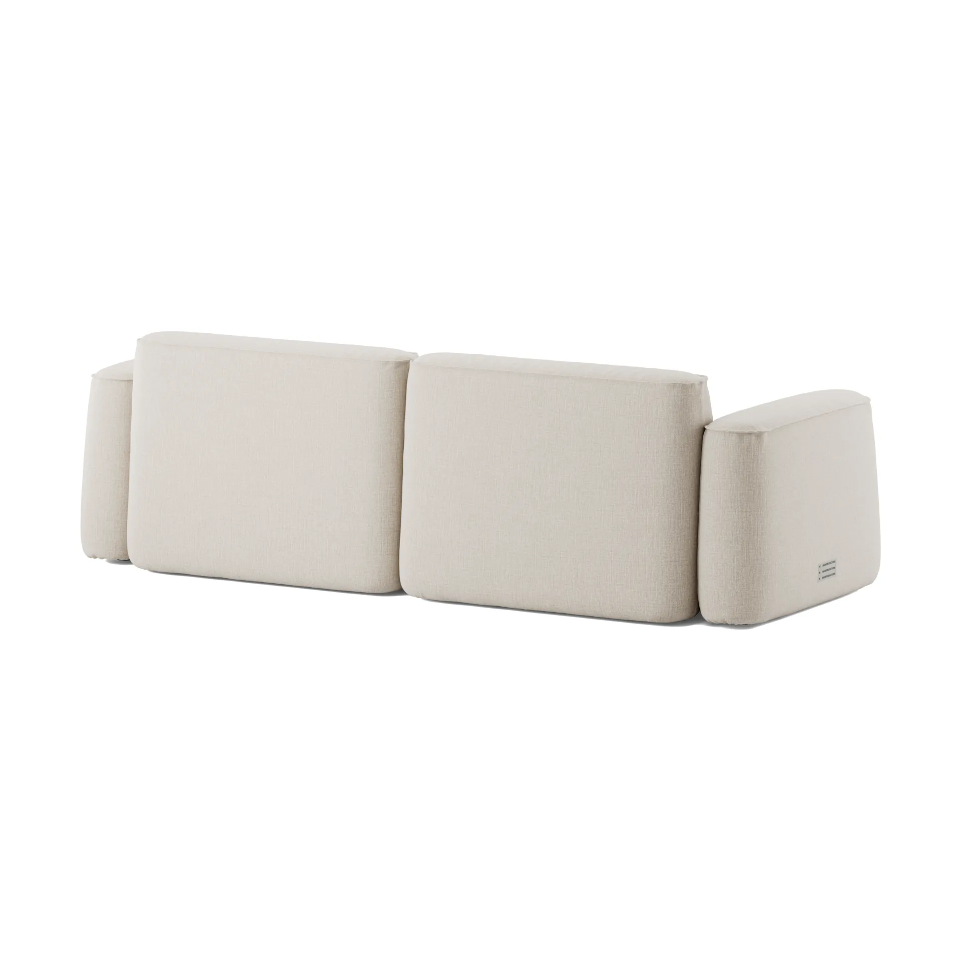 Patch 2.5-seater sofa, Linara 05 Porridge Massproductions