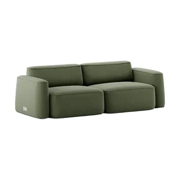 Patch 2.5-seater sofa - Linara 100 Tarragon - Massproductions