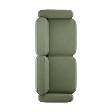Patch 2.5-seater sofa - Linara 100 Tarragon - Massproductions