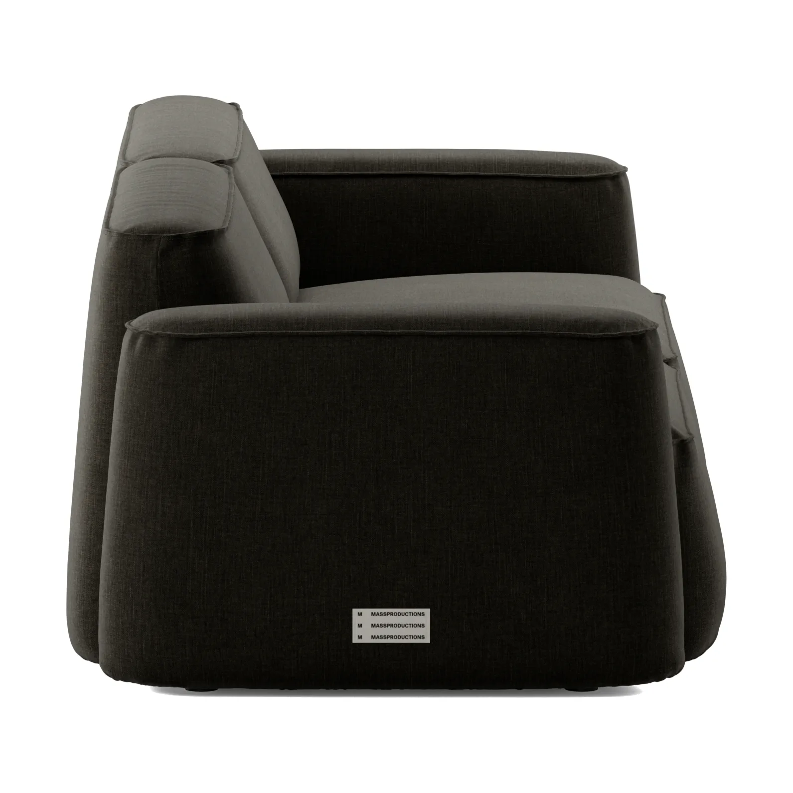 Patch 2.5-seater sofa, Linara 90 Espresso Massproductions
