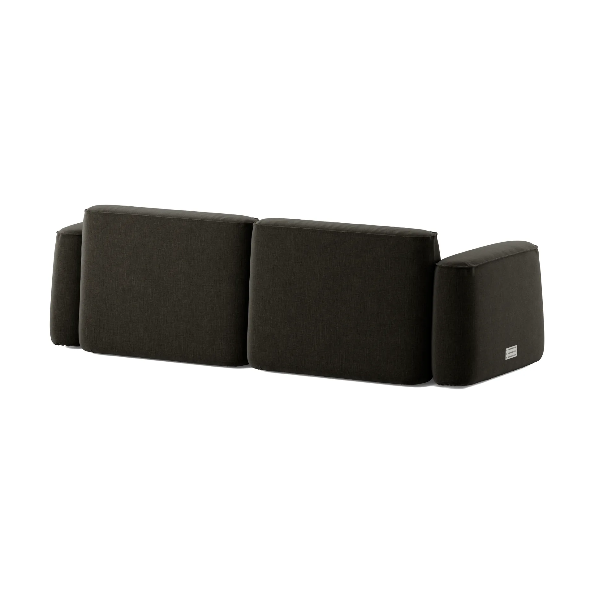 Patch 2.5-seater sofa, Linara 90 Espresso Massproductions
