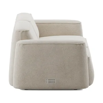 Patch 2.5-seater sofa - Spiral 21 Chalk - Massproductions