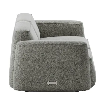 Patch 2.5-seater sofa - Spiral 23 Monochrome - Massproductions