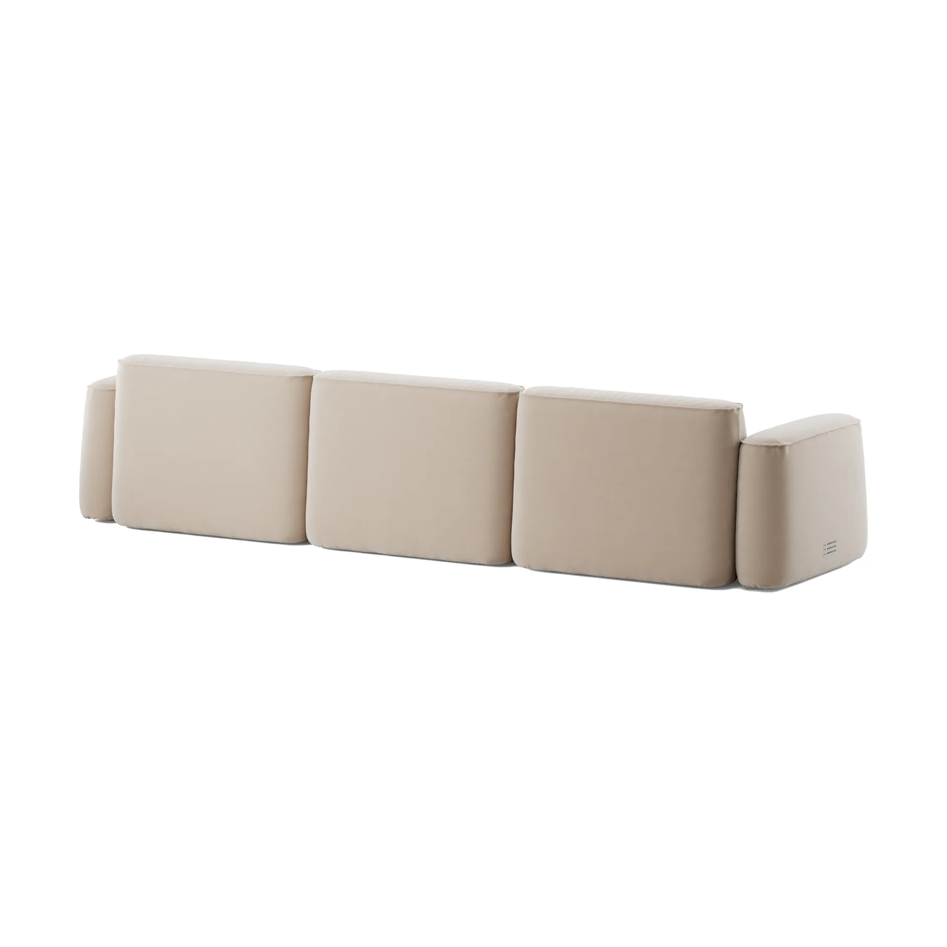 Patch 3-seater sofa, Atlantis 52 Alabaster Massproductions