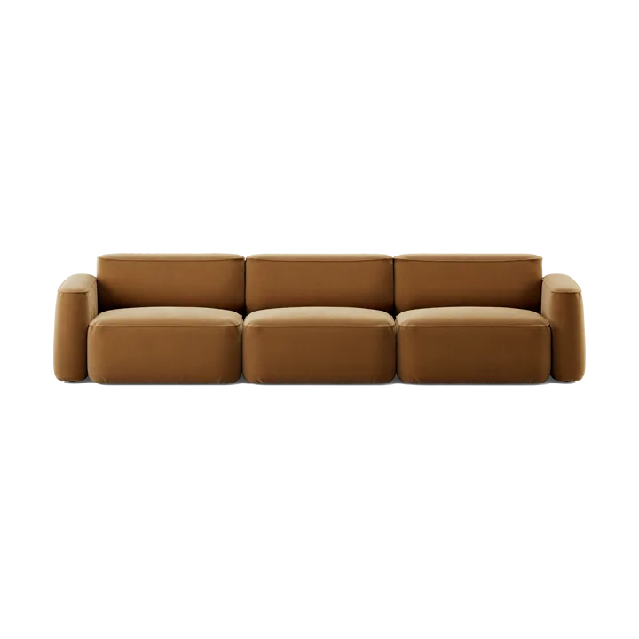 Patch 3-seater sofa - Atlantis 91 Cumin - Massproductions