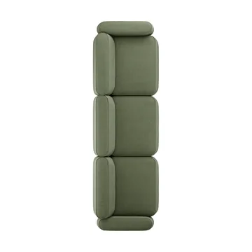 Patch 3-seater sofa - Linara 100 Tarragon - Massproductions