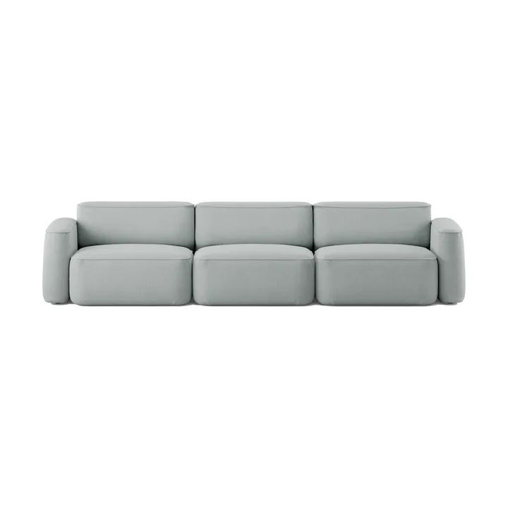 Patch 3-seater sofa - Linara 253 Swedish Grey - Massproductions