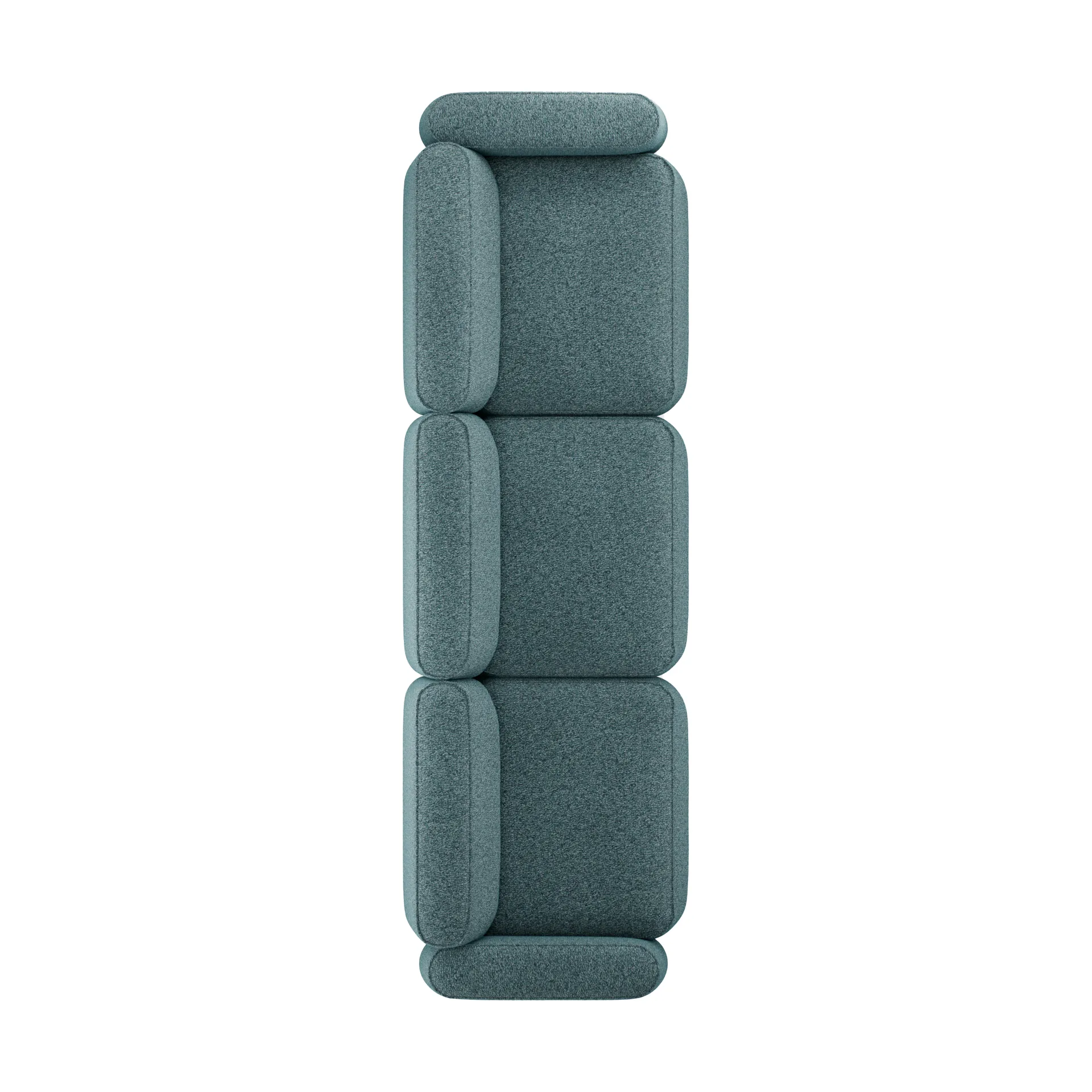 Patch 3-seater sofa, Spiral 06 Dragonfly Massproductions