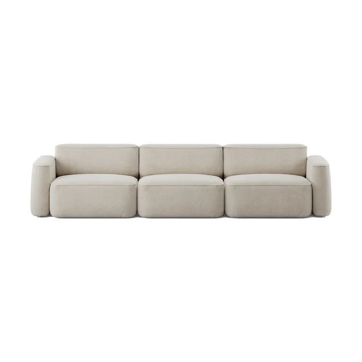 Patch 3-seater sofa - Spiral 21 Chalk - Massproductions