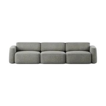 Patch 3-seater sofa - Spiral 23 Monochrome - Massproductions