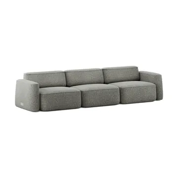 Patch 3-seater sofa - Spiral 23 Monochrome - Massproductions