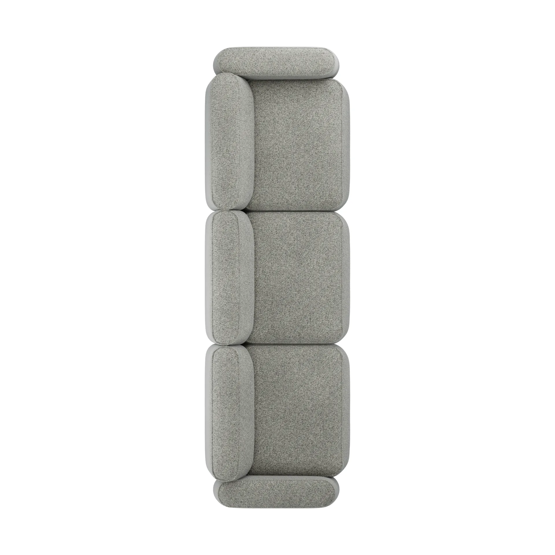 Patch 3-seater sofa, Spiral 23 Monochrome Massproductions