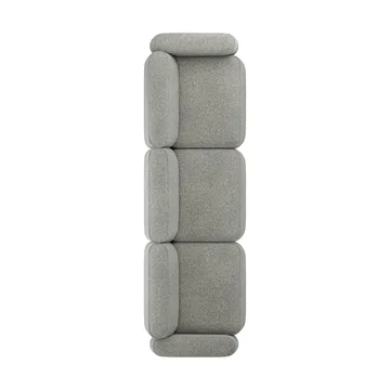 Patch 3-seater sofa - Spiral 23 Monochrome - Massproductions