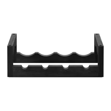 Silo stapelbart wine rack - Black oiled box - Massproductions