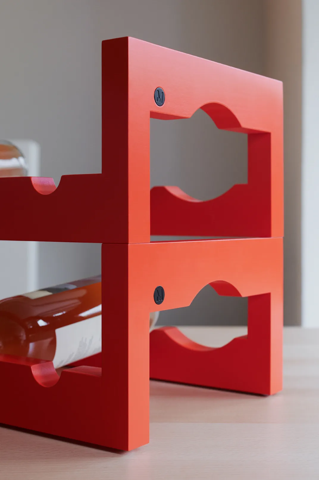 Silo stapelbart wine rack, Red Massproductions