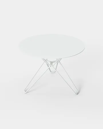 Tio side table Ø60 cm - White - Massproductions