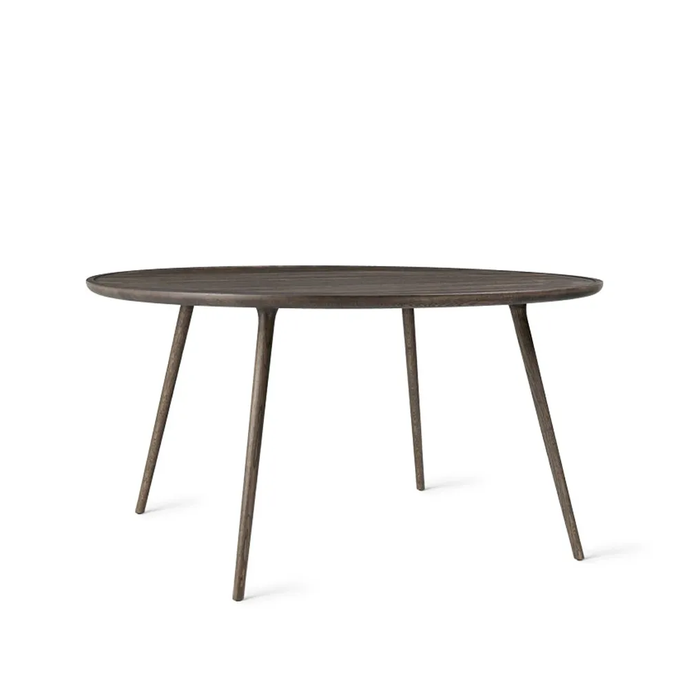 Accent dining table round, Oak sirka grey. ø140 cm Mater