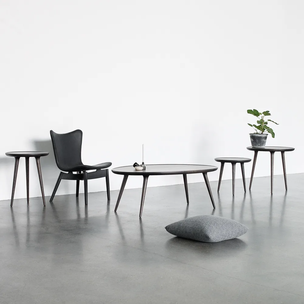 Accent side table, oak sirka grey, large Mater