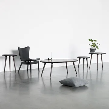 Accent side table - oak sirka grey, large - Mater