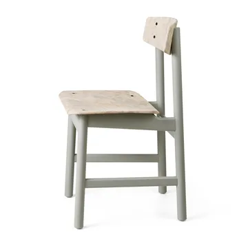 Conscious BM3162 chair - Grey beech-wood waste grey - Mater