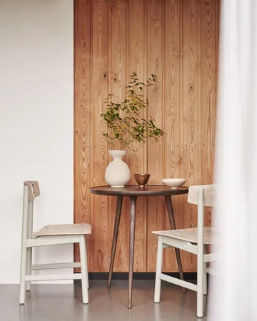 Conscious BM3162 chair - Grey beech-wood waste grey - Mater