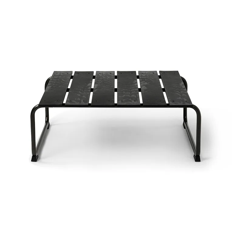 Ocean lounge table coffee table 70x70x30 cm, Black Mater