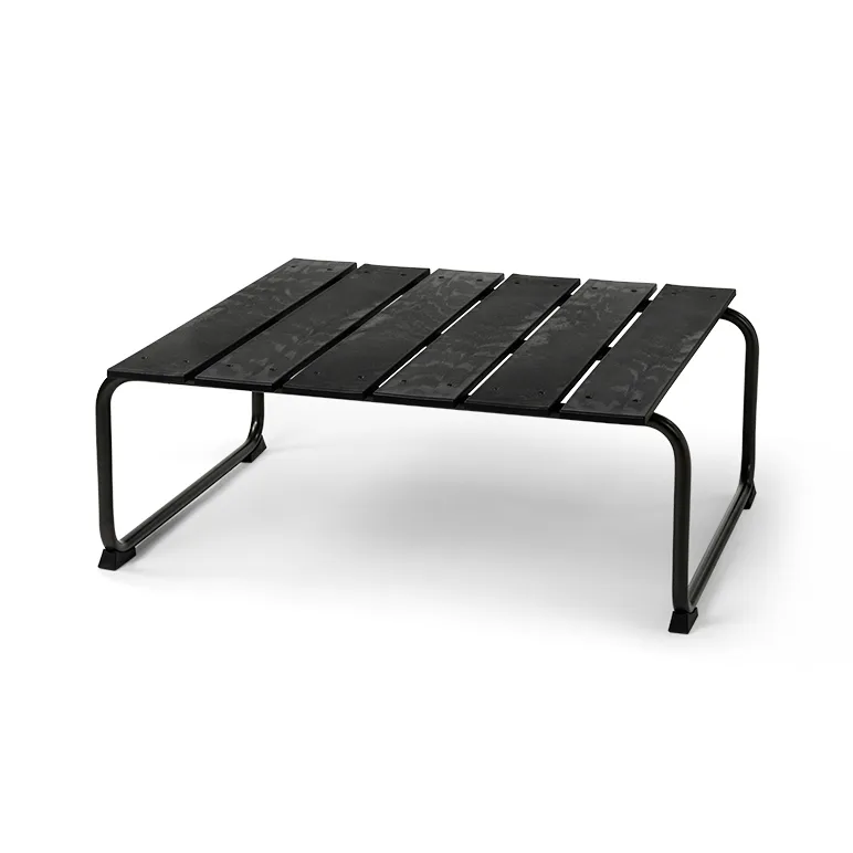 Ocean lounge table coffee table 70x70x30 cm, Black Mater