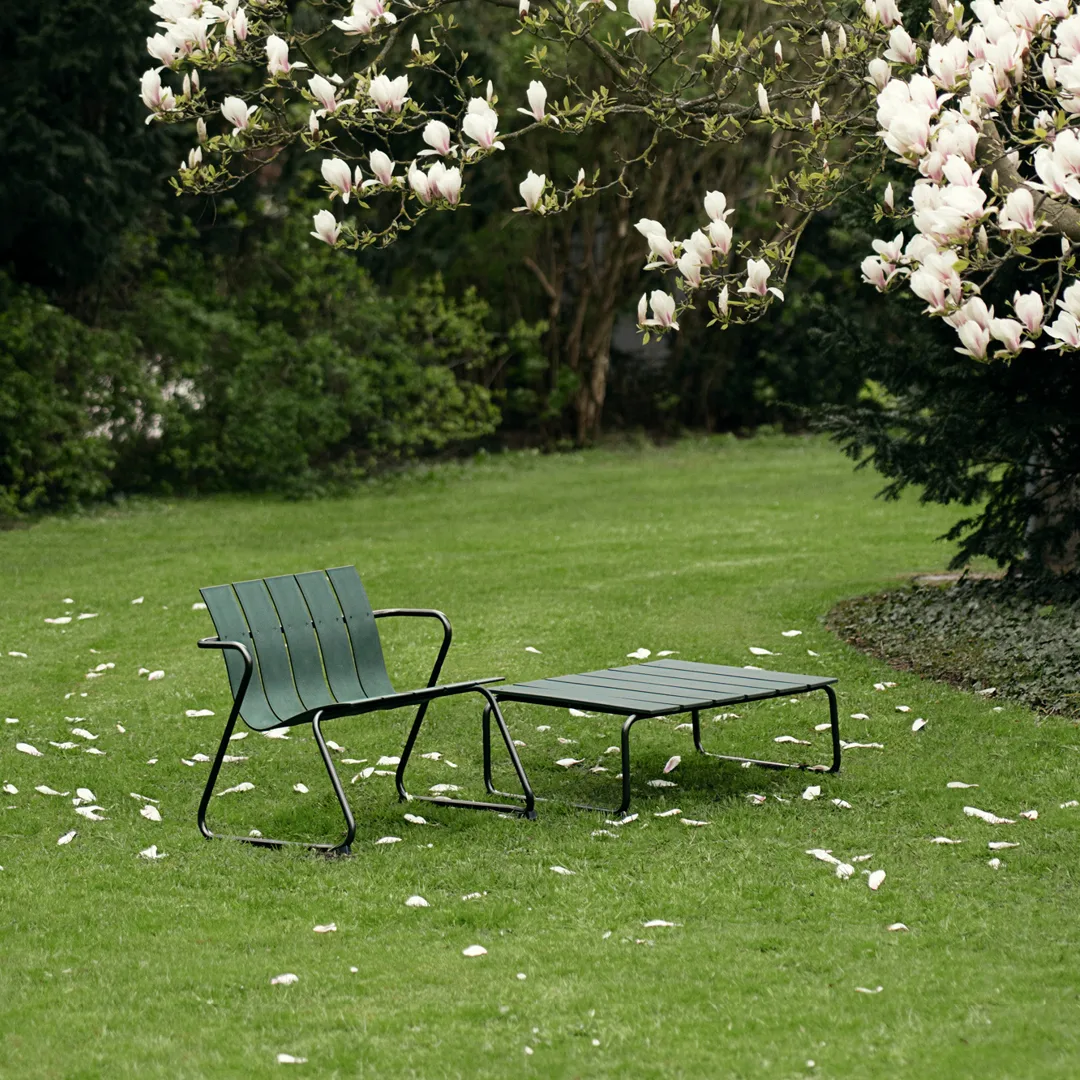 Ocean lounge table coffee table 70x70x30 cm, Green OC2 Mater