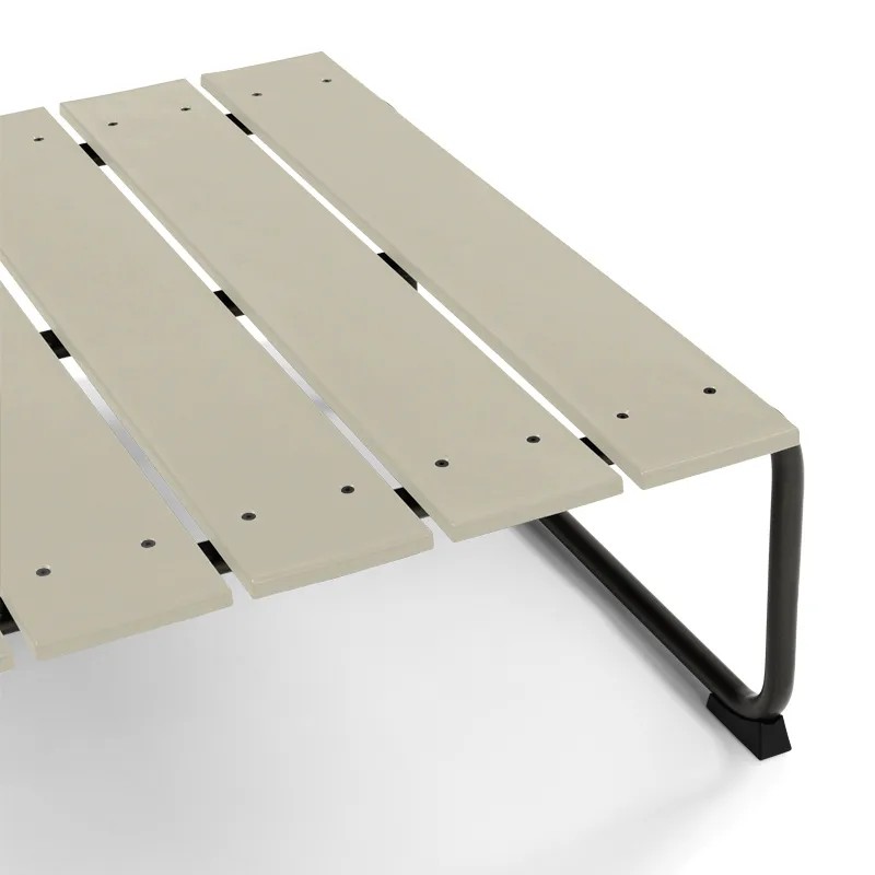 Ocean lounge table coffee table 70x70x30 cm, Sand Mater