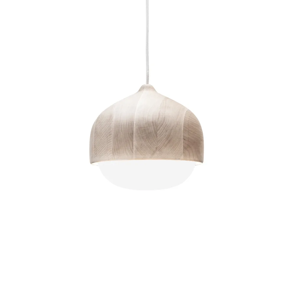 Terho pendant lamp, opal, medium Mater