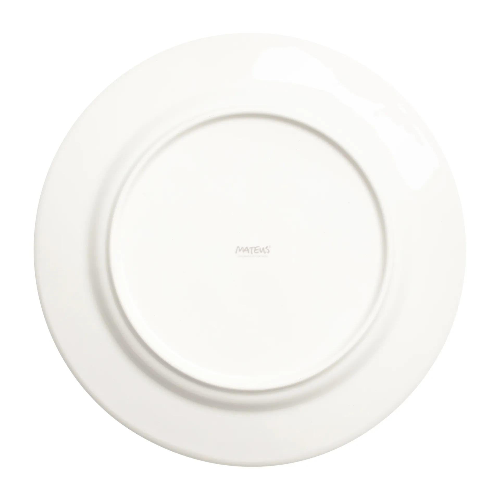 Basic plate 25 cm, white Mateus