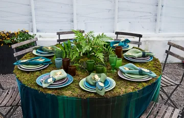 Basic plate 28 cm - Green - Mateus