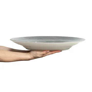 Basic serving platter Ø41 cm - Grey - Mateus