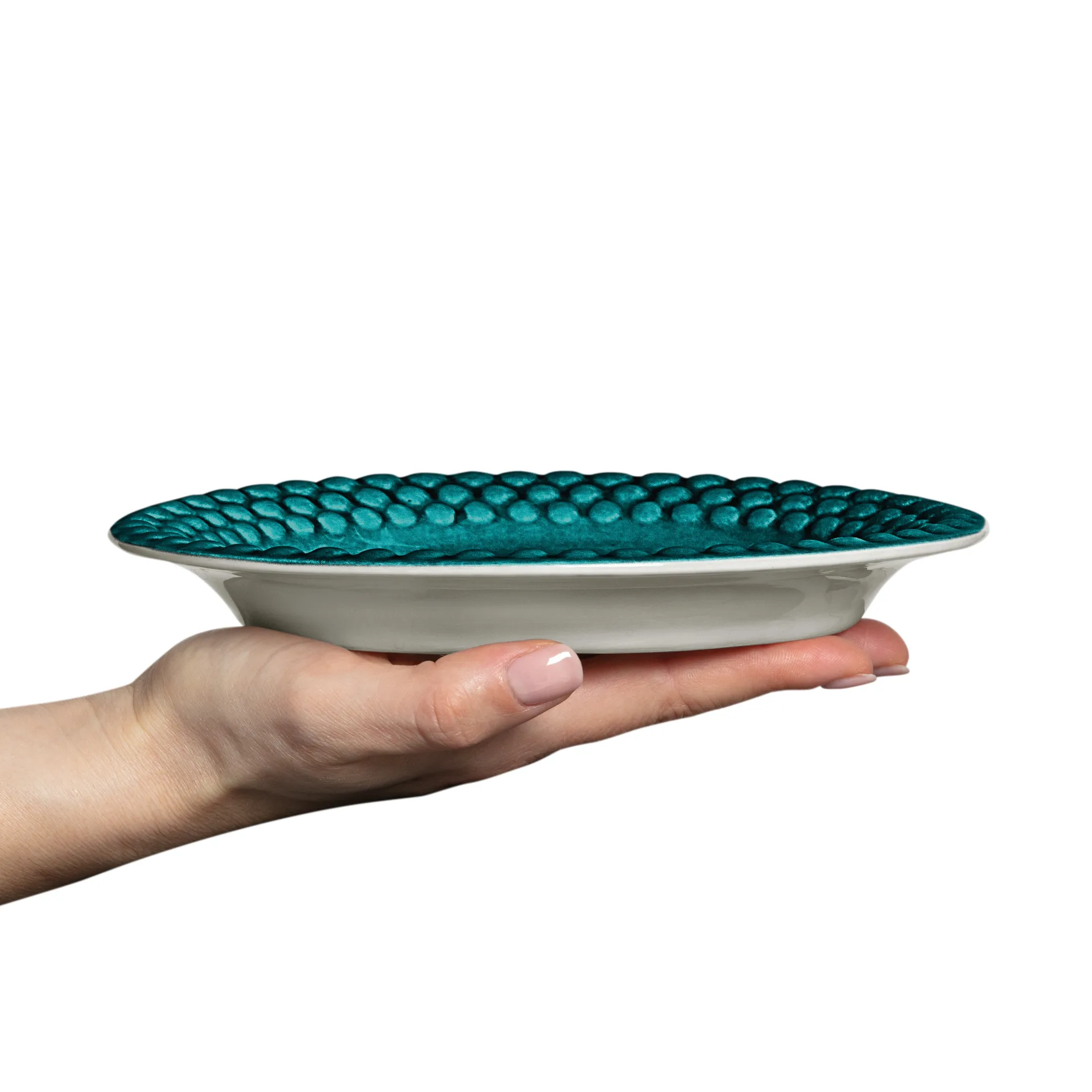 Bubbles oval plate 20 cm, Ocean Mateus