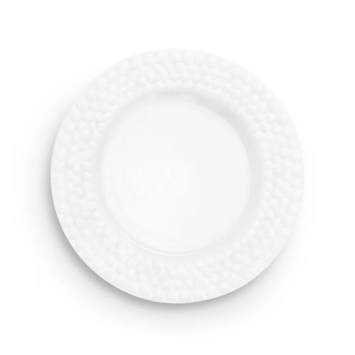 Bubbles plate 28 cm - White - Mateus