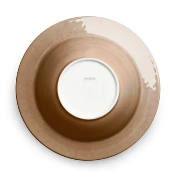 Bubbles soup plate 25 cm - cinnamon - Mateus