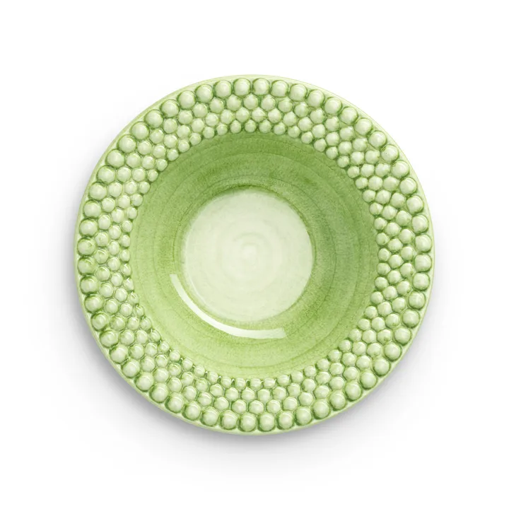 Bubbles soup plate 25 cm - Green - Mateus