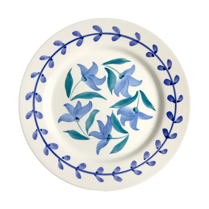 Flowers blossom dinner plate Ø28 cm - White - Mateus
