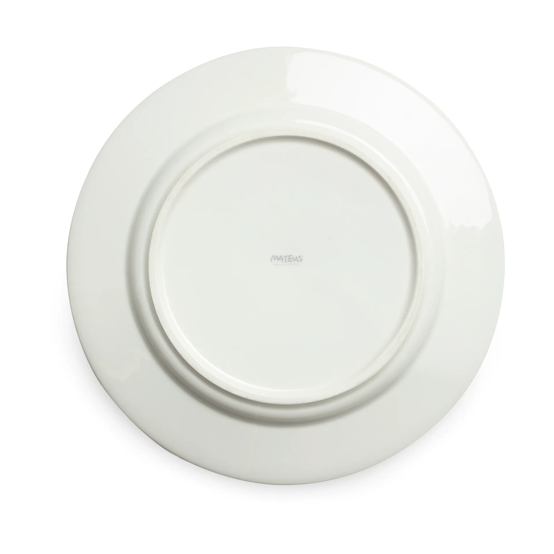 Flowers blossom dinner plate Ø28 cm, White Mateus