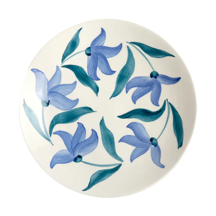 Flowers blossom plate Ø20 cm - White - Mateus