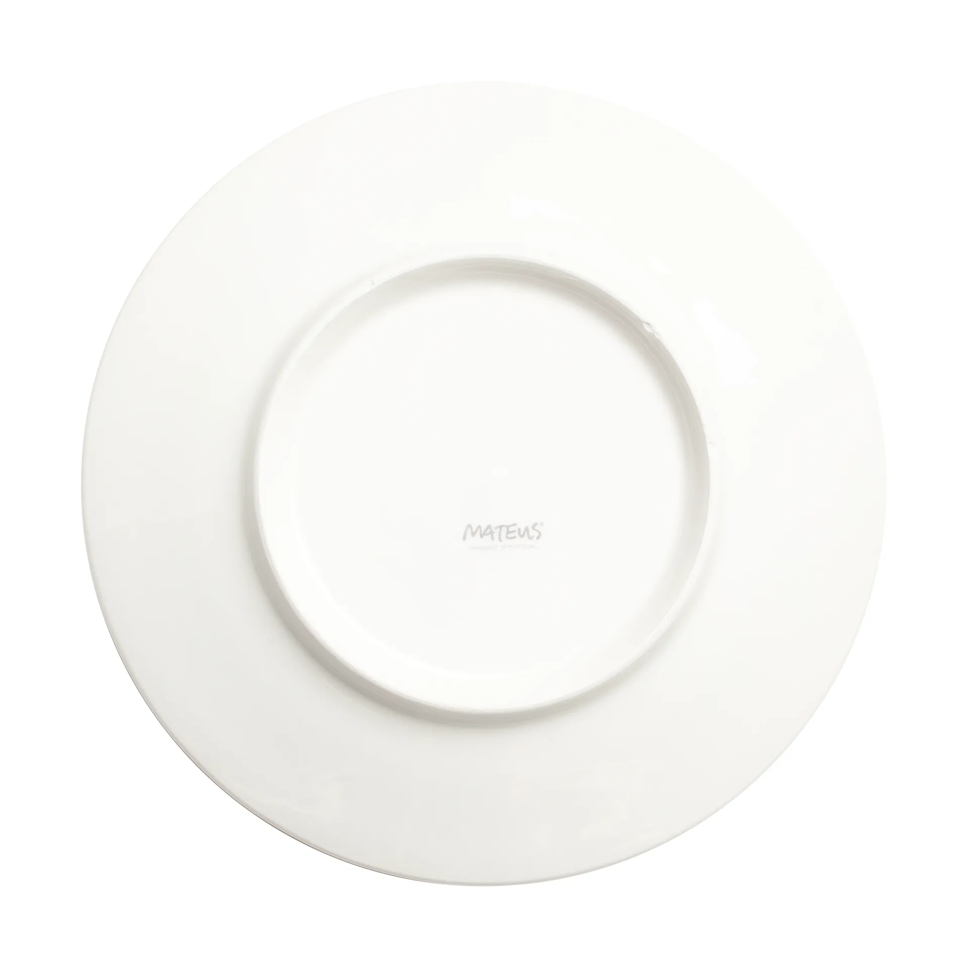 Flowers Water Lilies plate Ø20 cm, White Mateus