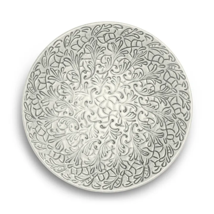 Lace plate 20 cm - Grey - Mateus