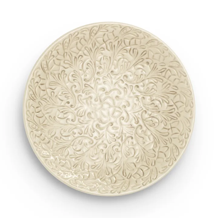 Lace plate 20 cm - Sand - Mateus